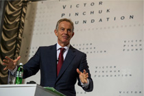 Tony Blair's visit to Dnipropetrovsk and his public lecture “Modernizing Countries in the 21st Century” at the invitation of the Victor Pinchuk Foundation