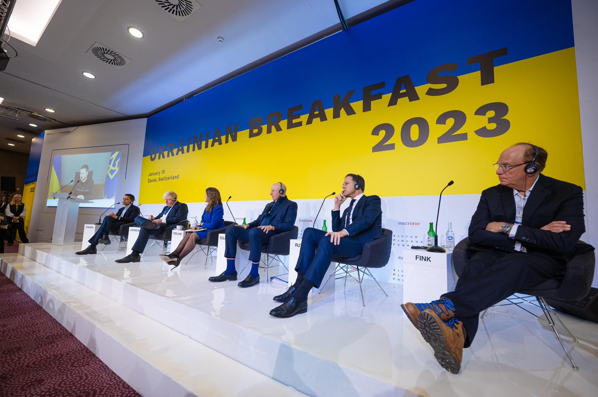 Ukrainian Breakfast Discussion in Davos 2023